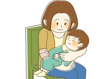 お母さんの姿勢